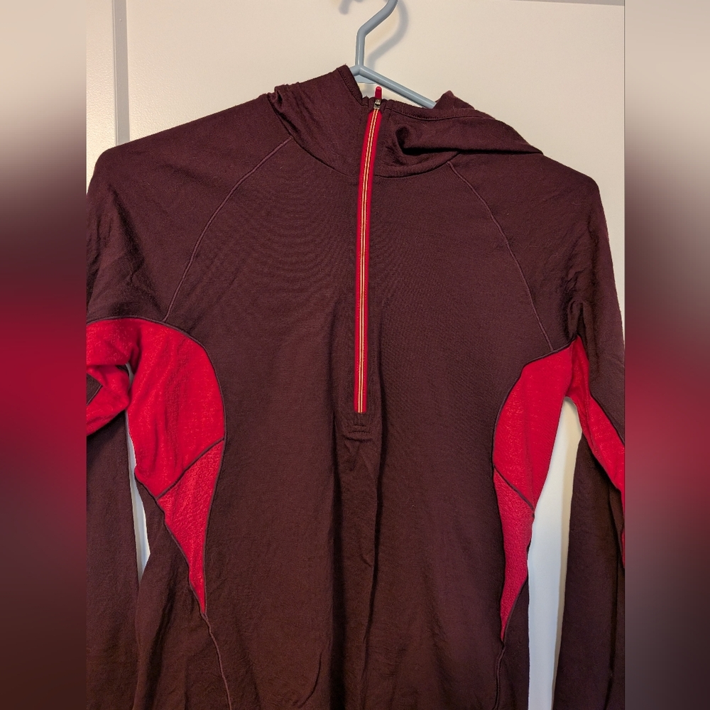 Merino Hooded Long sleeve Top